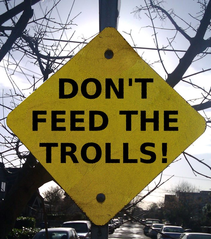 feed the trolls